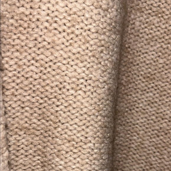 KENJI Anthropologie Women’s Slouchy Cozy V-Neck Sweater in Classic Tan Large - Picture 6 of 14